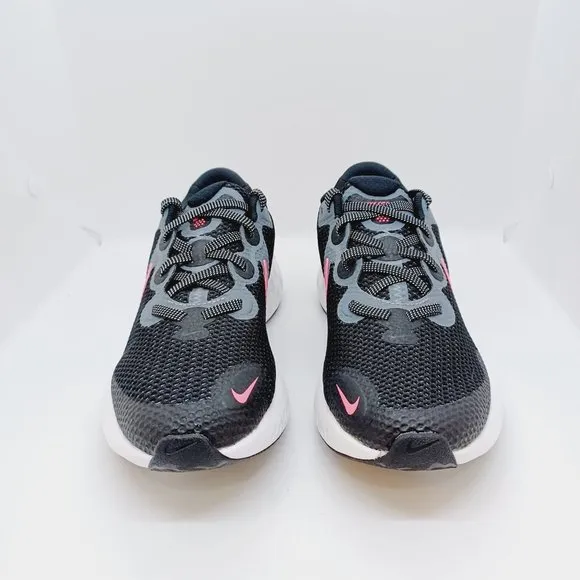 Nike 6y Youth / WOMEN'S 8 RENEW RUN SHOES Black/ Pink White CT1430 092 running