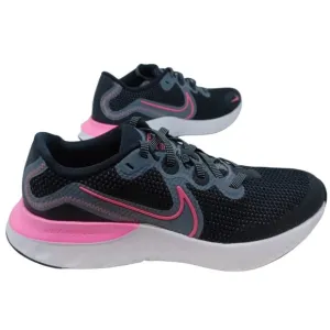 Nike 6y Youth / WOMEN'S 8 RENEW RUN SHOES Black/ Pink White CT1430 092 running