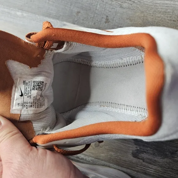 Nike 700M Pegasus 37 Texas Longhorns Men's Size 11 Sneakers