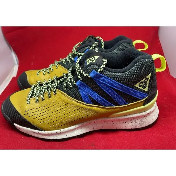 Nike ACG SB Okwahn 525367 Dark Citron Volt NSW Rare Shoes Sneakers Mens 7 EUC