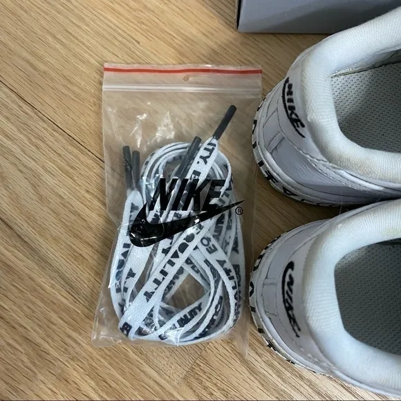Nike Air Force 1 Equality Sneakers 10C Kids Shoes Toddler White