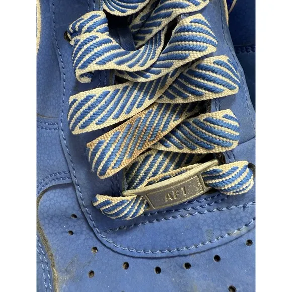 Nike Air Force 1 Game Royal White Mens 9.5 488298-422 Sneakers Shoes 2013 Low