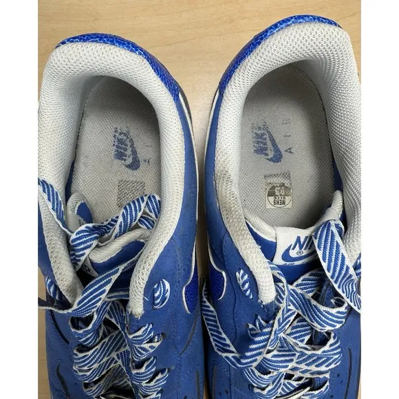 Nike Air Force 1 Game Royal White Mens 9.5 488298-422 Sneakers Shoes 2013 Low
