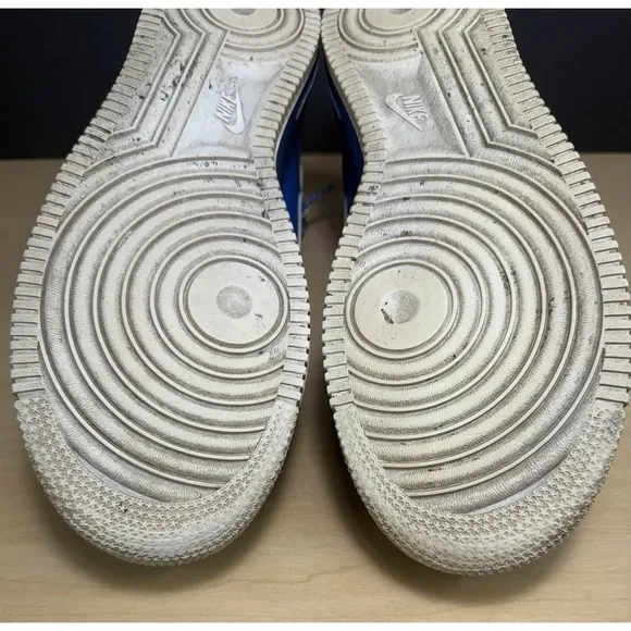 Nike Air Force 1 Game Royal White Mens 9.5 488298-422 Sneakers Shoes 2013 Low