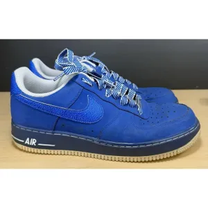 Nike Air Force 1 Game Royal White Mens 9.5 488298-422 Sneakers Shoes 2013 Low