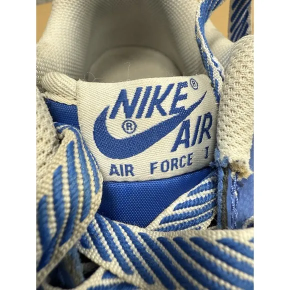 Nike Air Force 1 Game Royal White Mens 9.5 488298-422 Sneakers Shoes 2013 Low