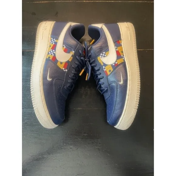 Nike Air Force 1 Low Nautical Redux - AR5394-400 Sneakers / Shoes - Mens Size 10