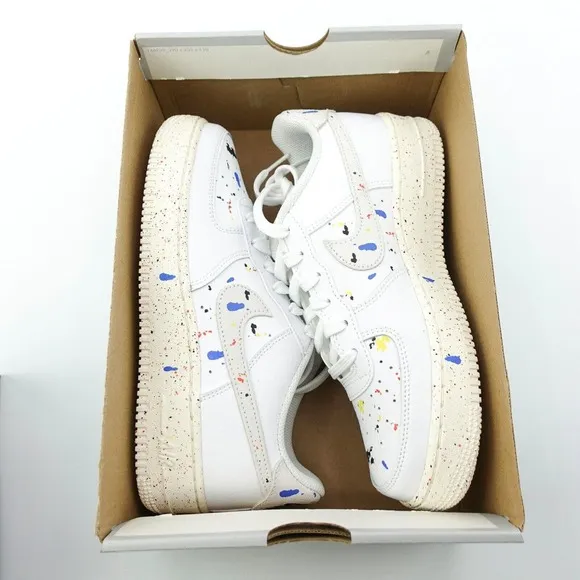 Nike Air Force 1 LV8 3 GS 6Y White Sail-White Sneakers DJ2598 100 Womens 7.5