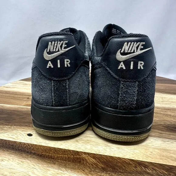 Nike Air Force 1 Men's Size 12 Black Medium Grey 315122 045 Sneakers Shoes