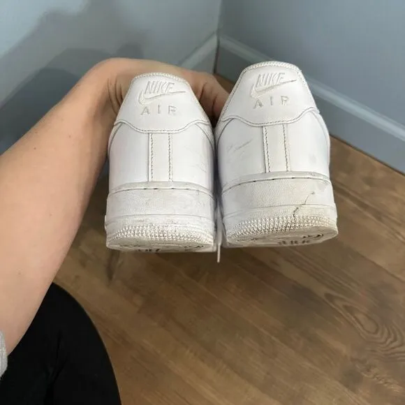 Nike Air Force 1 White Sneakers Shoes Style 315122-111 Size 14