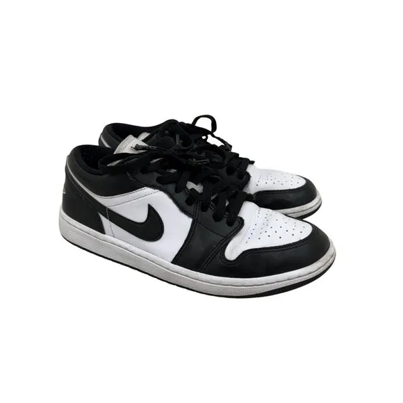 Nike Air Jordan 1 Low Panda Black White Sneakers Shoes DC0774-101 Womens sz 9.5