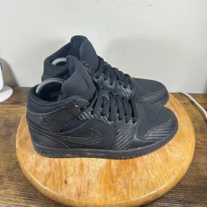 Nike Air‎ Jordan 1 Phat Black Mens Size 8 Shoes Sneakers 364770-004