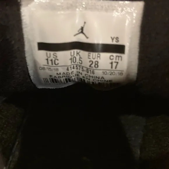 Nike Air Jordan 13 Retro Boys 11C Shoes Atmosphere Grey Sneakers 41457 RT-150$