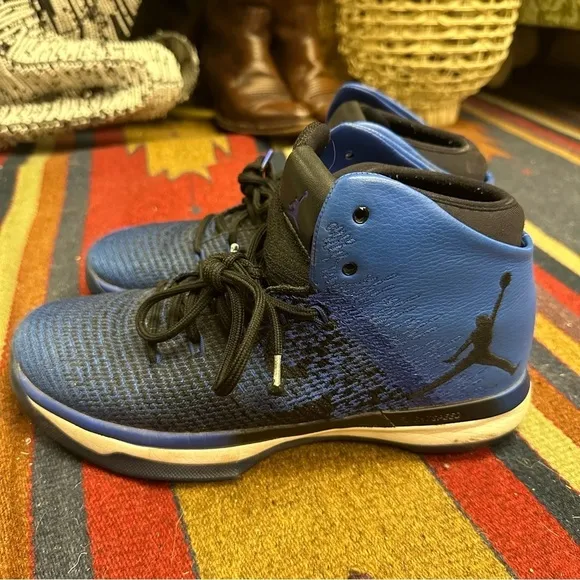 Nike Air Jordan 31 BG Banned XXXI black/blue Size 7.5