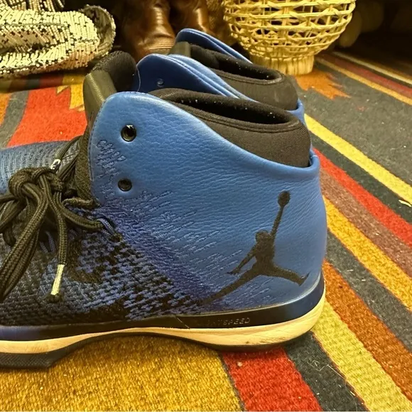 Nike Air Jordan 31 BG Banned XXXI black/blue Size 7.5