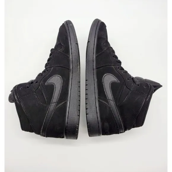 Nike Air Jordan Mid-Top SE Men's Black Sneakers Size 8