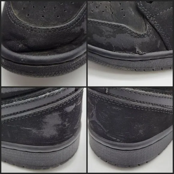 Nike Air Jordan Mid-Top SE Men's Black Sneakers Size 8