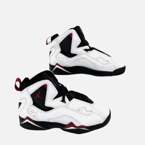 NIKE AIR Jordan True Flight (GS) Shoes Youth Size 4 White/Black/Red Sneakers New