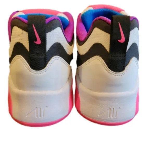 Nike Air Max 200 White Pink Running Shoes Size 6 Big Girl