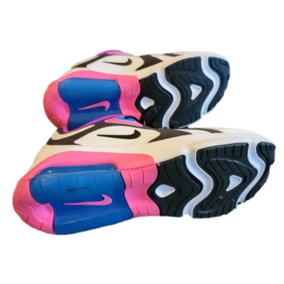 Nike Air Max 200 White Pink Running Shoes Size 6 Big Girl