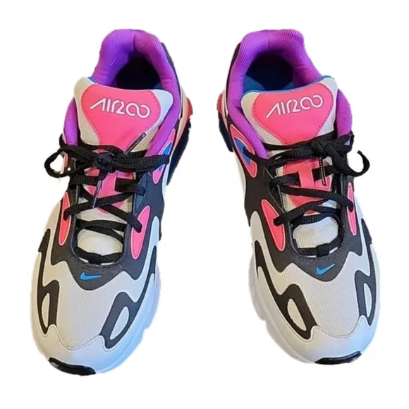 Nike Air Max 200 White Pink Running Shoes Size 6 Big Girl