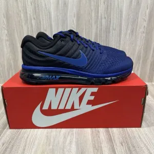 Nike Air Max 2017 Mens Sneakers Running Shoes Blue Black 849559-401 Mens Sz 10