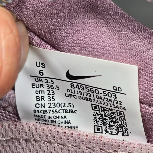 Nike Air Max 2017 Womens 6 Running‎ Shoes Purple 849560-503