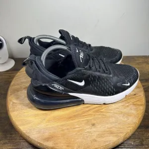 Nike Air Max 270‎ Black White Women's Size 9.5 Shoes Sneakers AH6789-001