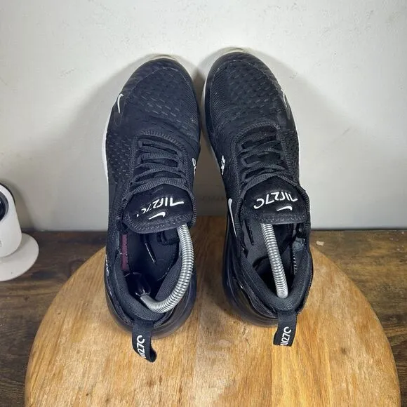 Nike Air Max 270‎ Black White Women's Size 9.5 Shoes Sneakers AH6789-001