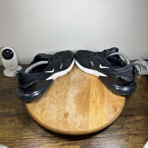 Nike Air Max 270‎ Black White Women's Size 9.5 Shoes Sneakers AH6789-001