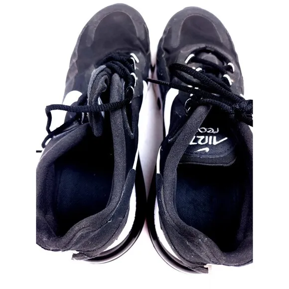 Nike Air Max 270 React Running Shoes Black White CI3866-004 Mens Size 9.5