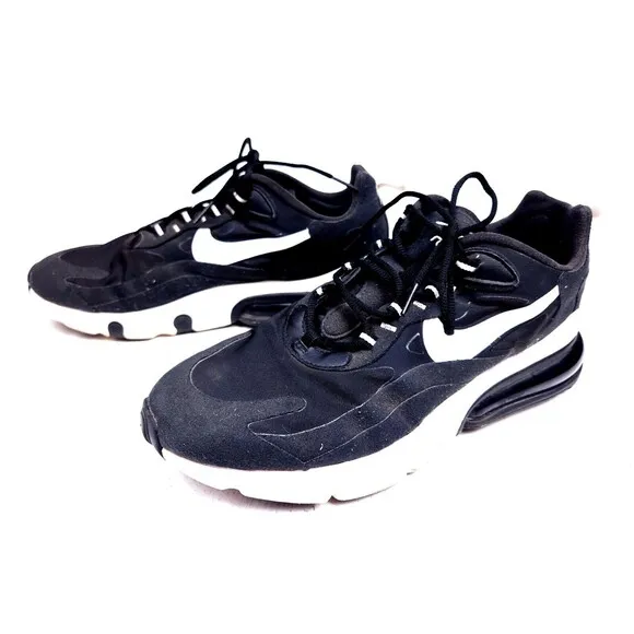 Nike Air Max 270 React Running Shoes Black White CI3866-004 Mens Size 9.5