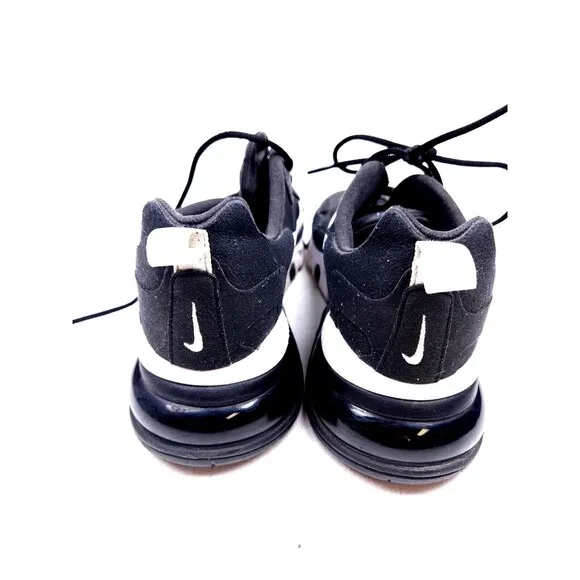 Nike Air Max 270 React Running Shoes Black White CI3866-004 Mens Size 9.5
