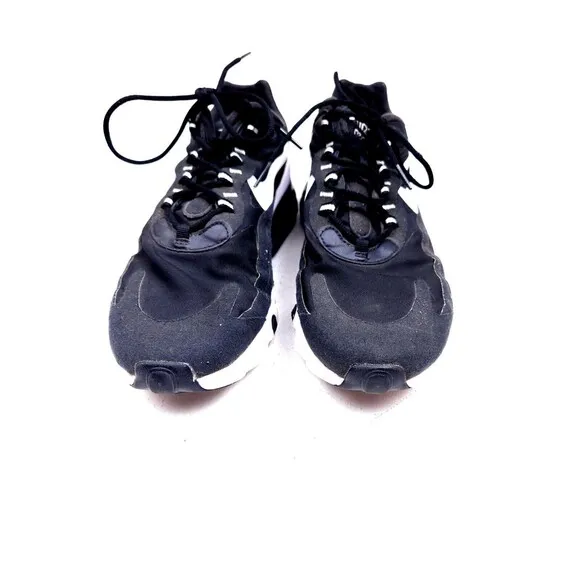 Nike Air Max 270 React Running Shoes Black White CI3866-004 Mens Size 9.5