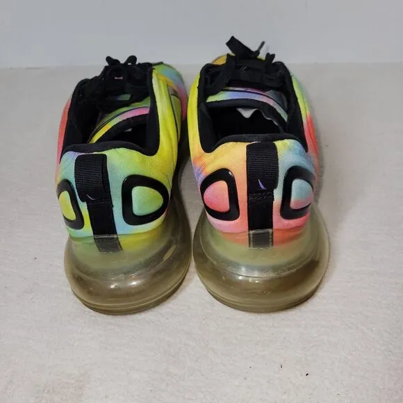 Nike Air Max 720 Sneakers Shoes Mens Size 10 Tie-Dye CK0845-900 Athletic Gym