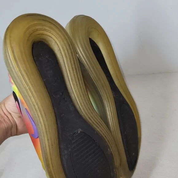 Nike Air Max 720 Sneakers Shoes Mens Size 10 Tie-Dye CK0845-900 Athletic Gym
