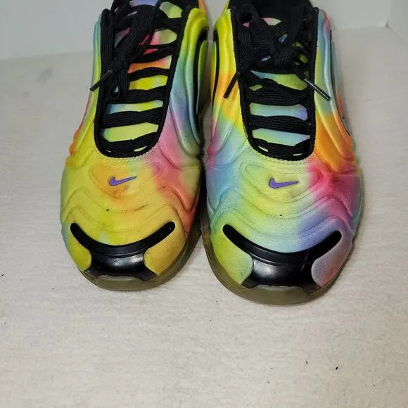 Nike Air Max 720 Sneakers Shoes Mens Size 10 Tie-Dye CK0845-900 Athletic Gym