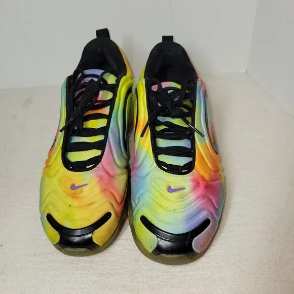 Nike Air Max 720 Sneakers Shoes Mens Size 10 Tie-Dye CK0845-900 Athletic Gym