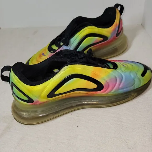 Nike Air Max 720 Sneakers Shoes Mens Size 10 Tie-Dye CK0845-900 Athletic Gym