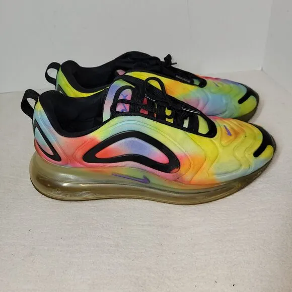 Nike Air Max 720 Sneakers Shoes Mens Size 10 Tie-Dye CK0845-900 Athletic Gym