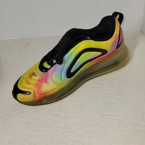 Nike Air Max 720 Sneakers Shoes Mens Size 10 Tie-Dye CK0845-900 Athletic Gym