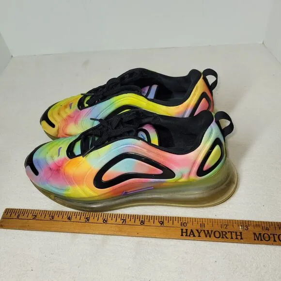 Nike Air Max 720 Sneakers Shoes Mens Size 10 Tie-Dye CK0845-900 Athletic Gym