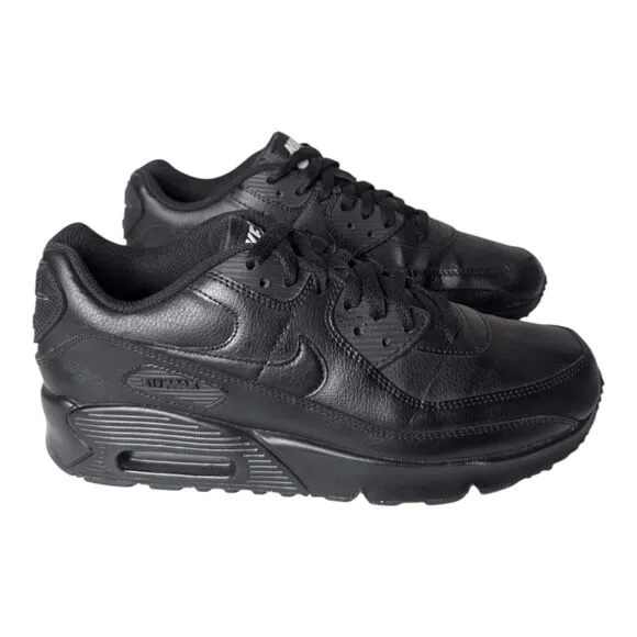 NIKE Air Max 90 &quot;Triple Black&quot;&quot; Running Shoes Size 7Y/W8.5