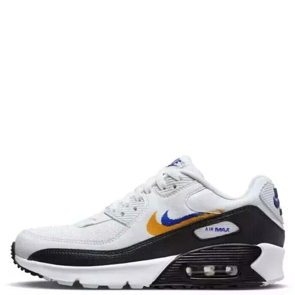 Nike Air Max 90 GS NN FJ4592-100 Sneakers Big Kids White Running Shoes NR9547