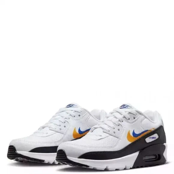 Nike Air Max 90 GS NN FJ4592-100 Sneakers Big Kids White Running Shoes NR9547