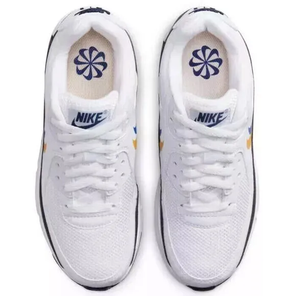 Nike Air Max 90 GS NN FJ4592-100 Sneakers Big Kids White Running Shoes NR9547