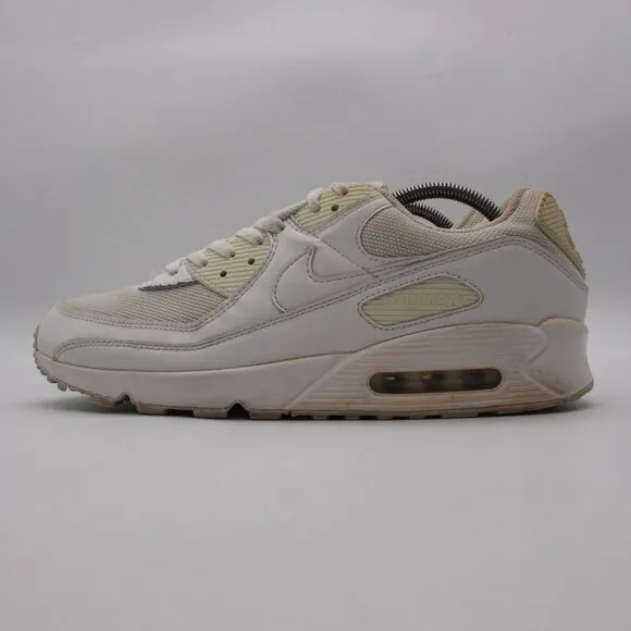 Nike Air Max 90 Men's Size 12 White Casual Shoes Running Sneakers CN8490-100