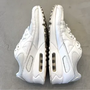 NIKE Air‎ Max 90 Sneakers, White, 9