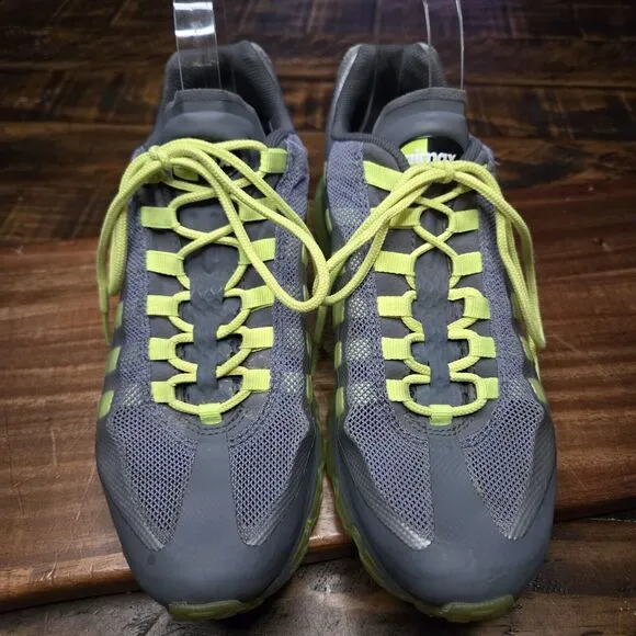 Nike Air Max 95 360 GS‎ Shoes Sneakers Grey Volt Size 6.5Y CLEAN 512169-003 AS2