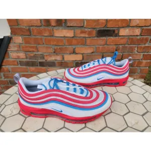 Nike Air Max 97 Shoe Pink Foam Nby Pink Blue Bubble Gum Custom Men's Sz 11.5